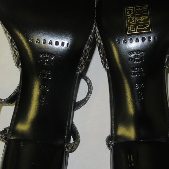 CASADEI Women Shoes Size 8.5 Made in Italy - Picture 5 of 10
